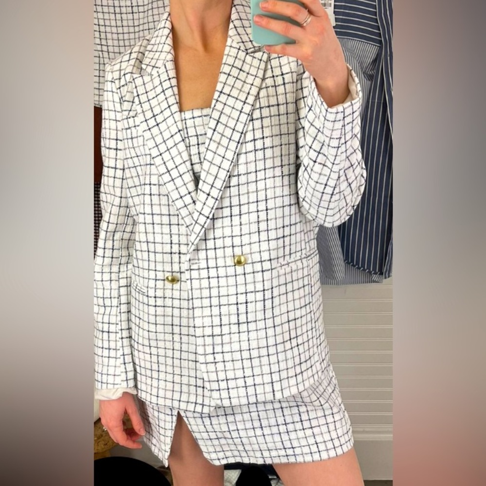 Abercrombie Matching Set: Tweed Blazer and Dress